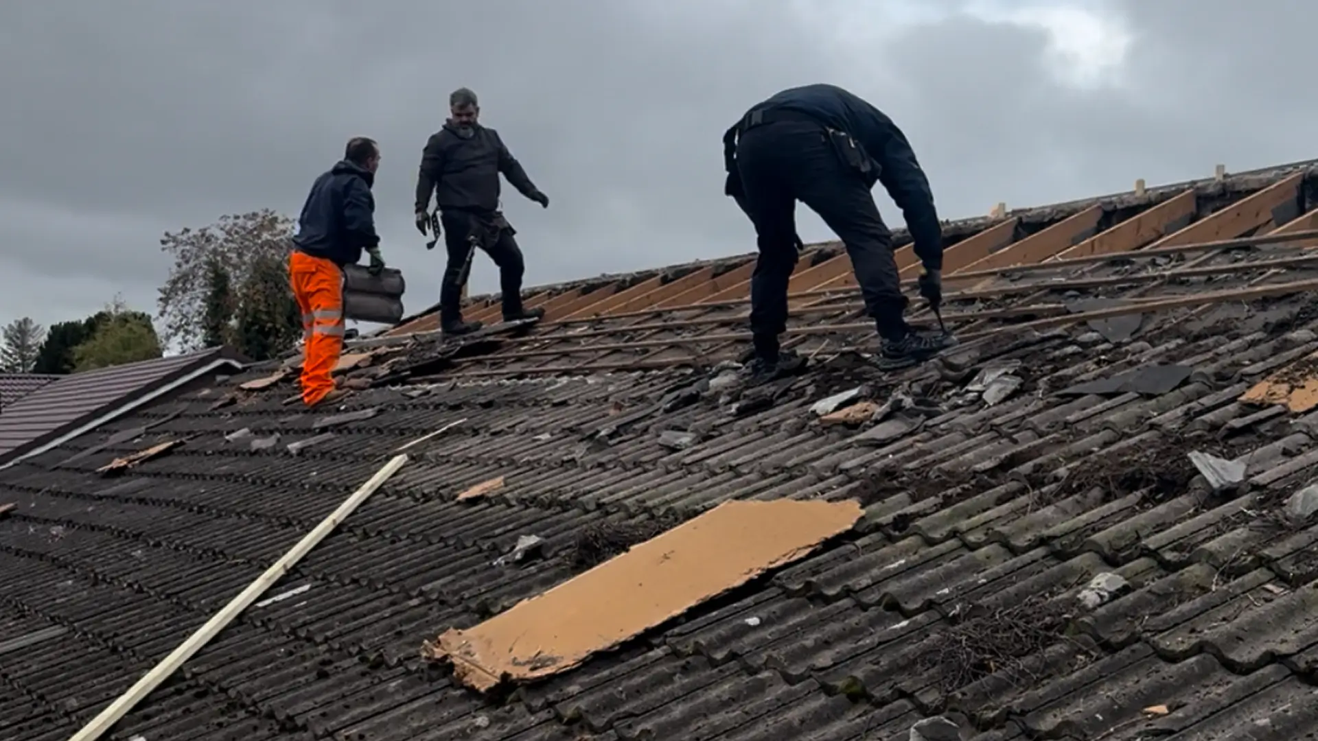 Roofing work in Glasgow